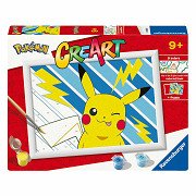 Ravensburger CreArt Schilderen op Nummer - Pokémon Pikachu