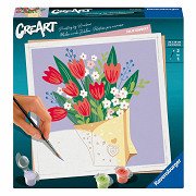 CreArt Schilderen op Nummer - Tulpen Boeket
