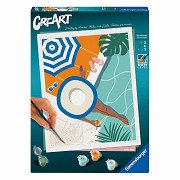 CreArt Schilderen op Nummer - Zwembad