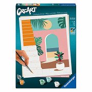 CreArt Schilderen op Nummer - Vakantie