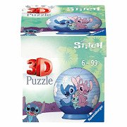 Ravensburger 3D Puzzle Ball Stitch und Engel, 54-tlg.