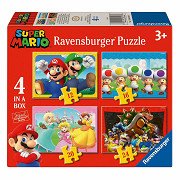 Ravensburger Legpuzzel 4in1 Super Mario