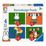 Jigsaw puzzle 4in1 Nijntje 70 years
