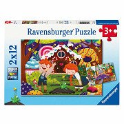 Ravensburger Jigsaw Puzzle Fairy Tales, 2x12 pcs.