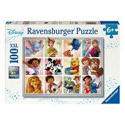 Ravensburger Puzzle XXL Disney Figuren, 100 Teile.