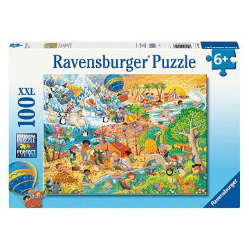 Ravensburger Jigsaw Puzzle XXL Four Seasons, 100 pcs.