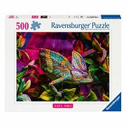 Ravensburger Puzzle Bunte Tiere Chamäleon, 500 Teile.