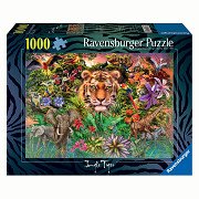 Ravensburger Puzzle Dschungeltiger, 1000 Teile.