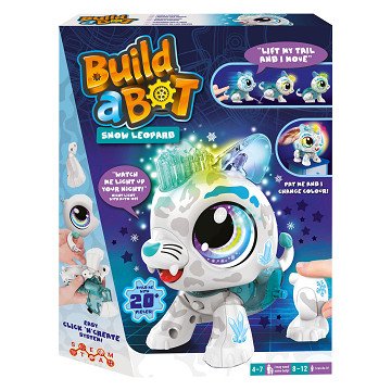 Build a Bot Lights Snow Leopard - Interactive Robot