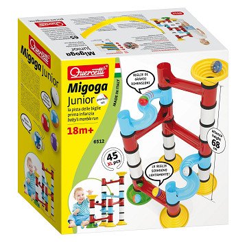 Quercetti Marble Run Migoga Junior, 45 pieces.