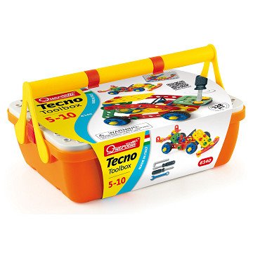 Quercetti Tecno with Storage Box, 128pcs.