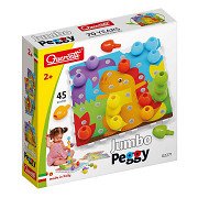 Quercetti Jumbo -Einsteckstifte, 45 Stück.