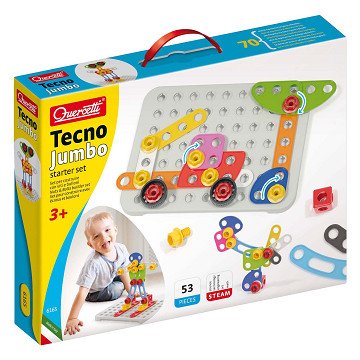 Quercetti Tecno Jumbo Starter Set, 52 pcs