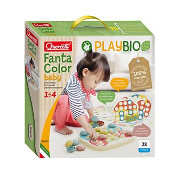 Quercetti PlayBio Fantacolor Baby, 28pcs