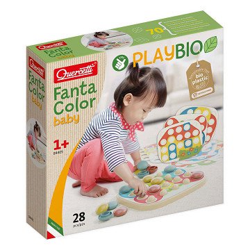 Quercetti PlayBio Fantacolor Baby, 28pcs