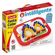 Quercetti Fantacolor Design Insteek mozaïek, 100 Pins