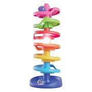 Quercetti Spiral Ball Tower with Luminous Ball, 10 pcs.