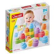 Quercetti Momy Weiche Bausteine, 24 Stück.