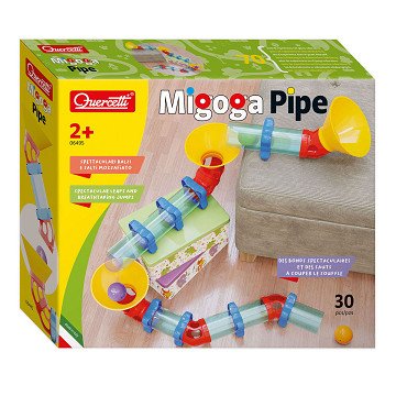 Quercetti Migoga Pipe Marble Track, 30pcs.