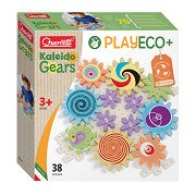 Quercetti Kaleido Gears Play Eco Gear Set, 38-teilig.