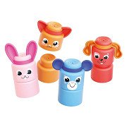 Quercetti Momy Stofftiere - 12-teilig.