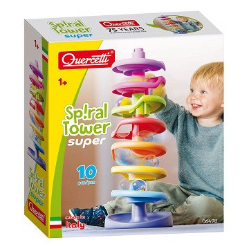 Quercetti Spiralkugelturm - 10 Stück.