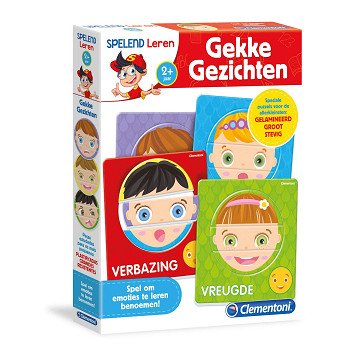 Clementoni Spelend Leren - Gekke Gezichten
