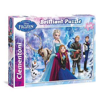 Clementoni Brilliant Puzzel Disney Frozen, 104st.