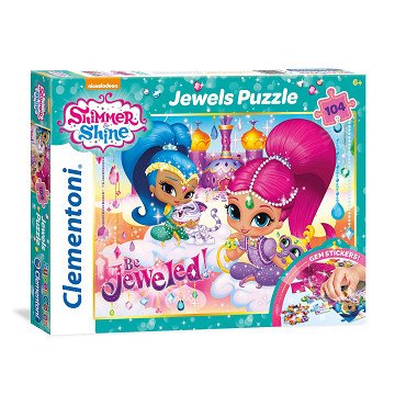 Clementoni Jewels Puzzle Shimmer & Shine, 104pcs.