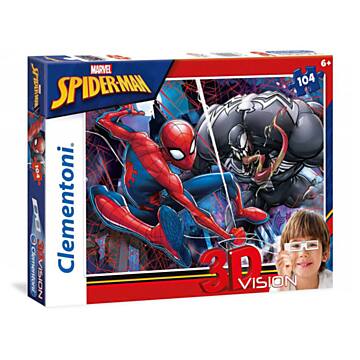 Clementoni 3D Puzzel Spiderman, 104st.