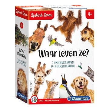 Clementoni Spelend Leren - Waar leven ze?