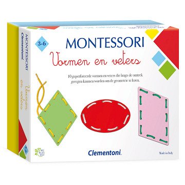 Clementoni Montessori - Vormen en Rijgen