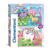 Clementoni Brilliant Puzzle Unicorn, 2x20 pcs.