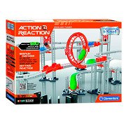 Clementoni Action & Reaction Accesorios – Kit De Expansión Con Rieles Y Bolas, Compatible Con Toda La Gama, Para Construir Pistas Y Aprender Física, Desde 8 Años