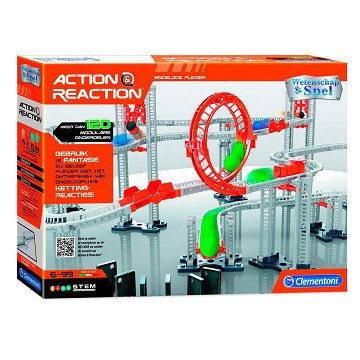 Clementoni Action & Reaction - Deluxe Playset, 120pcs.