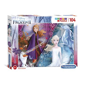Clementoni Glitter Puzzle Disney Frozen 2, 104 pcs.