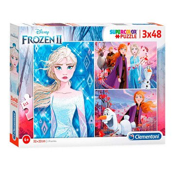 Clementoni Puzzle Disney Frozen 2, 3x48pcs.