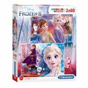 Clementoni Puzzle Disney Frozen 2, 2x60pcs.