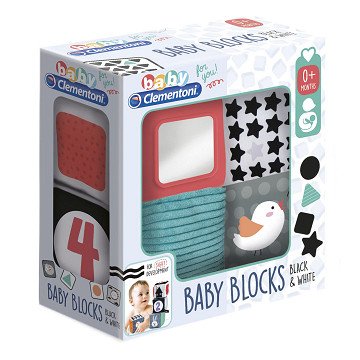 Clementoni First Months - Soft Blocks Black/White