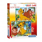 Clementoni Puzzle Der König der Löwen, 2x60 Teile.