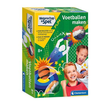 Clementoni Wetenschap & Spel - Voetbal Stuiterballen Maken