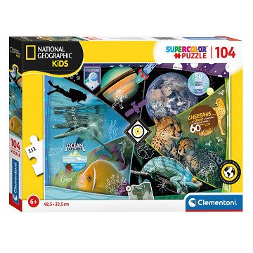 Clementoni National Geographic Puzzle - Exploring, 104pcs.