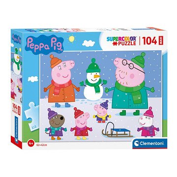 Clementoni Maxi-Puzzle Peppa Pig, 104 Teile.
