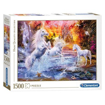 Clementoni Puzzle Wilde Einhörner, 1500 Teile.