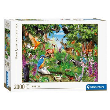 Clementoni Puzzel Fantastische Bosdieren, 2000st.