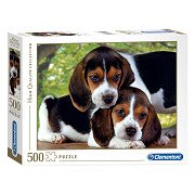 Clementoni Puzzle Hundefreunde, 500 Teile.