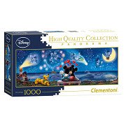 Clementoni Panorama Puzzel Mickey & Minnie, 1000st.