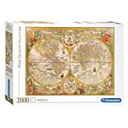 Clementoni Puzzle Antike Weltkarte, 2000 Teile.