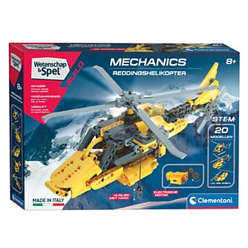 Clementoni Science & Games Mechanics - Rescue Helicopter