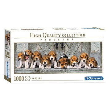 Clementoni Panorama Puzzle Beagles, 1000pcs.